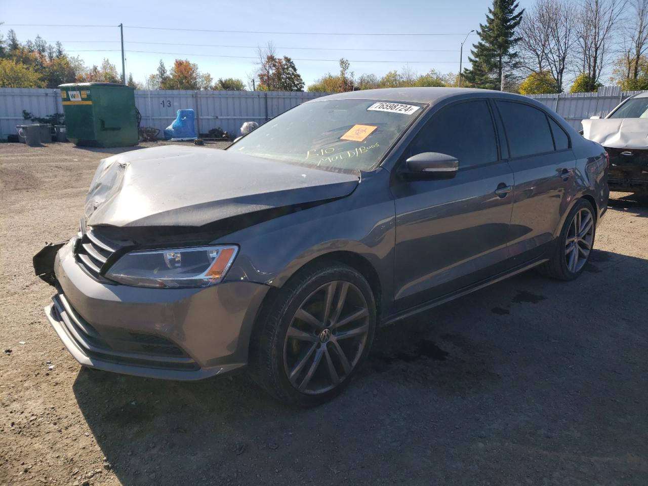 2015 Volkswagen Jetta VIN 3VW1K7AJXFM210090