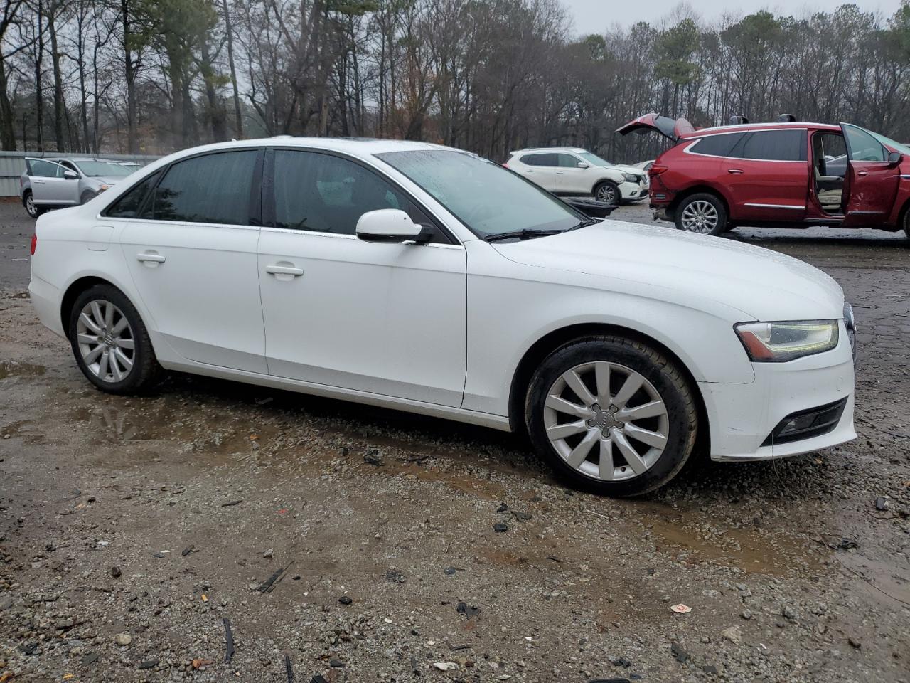 2013 Audi A4 VIN WAUAFAFL2DA059137 Copart auction photo, front end damage thumbnail 4