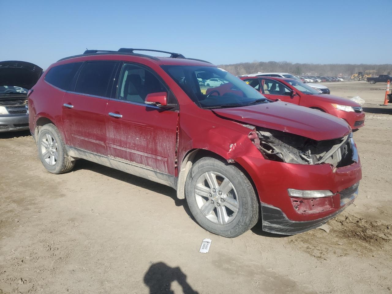 2014 Chevrolet Traverse VIN 1GNKVHKD3EJ322438 Copart auction photo, front end damage thumbnail 4