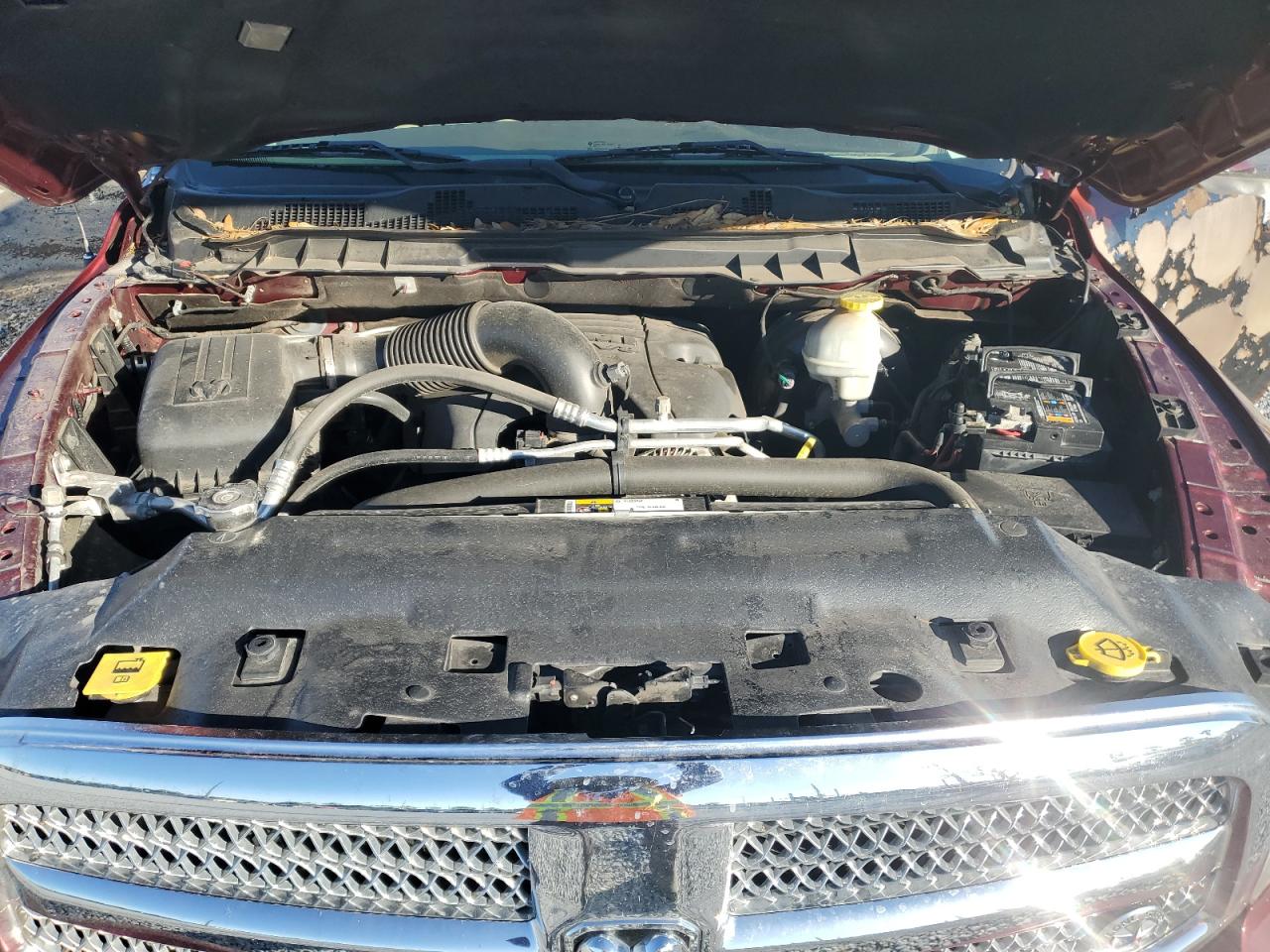 2018 RAM 1500 VIN 1C6RR7LT5JS100054 Copart auction photo, burn damage thumbnail 11