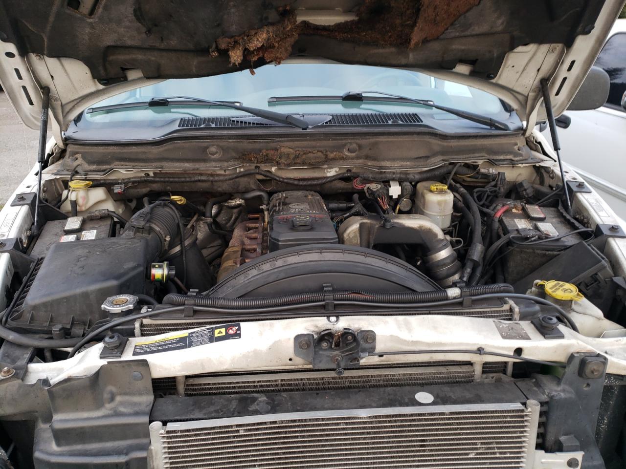2006 Dodge RAM VIN 1D7KS28C36J166101 Copart auction photo, front end / side damage thumbnail 11