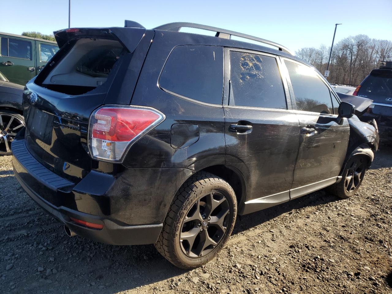 2018 Subaru Forester VIN JF2SJAECXJH502257 Copart auction photo, front end / rear end damage thumbnail 3