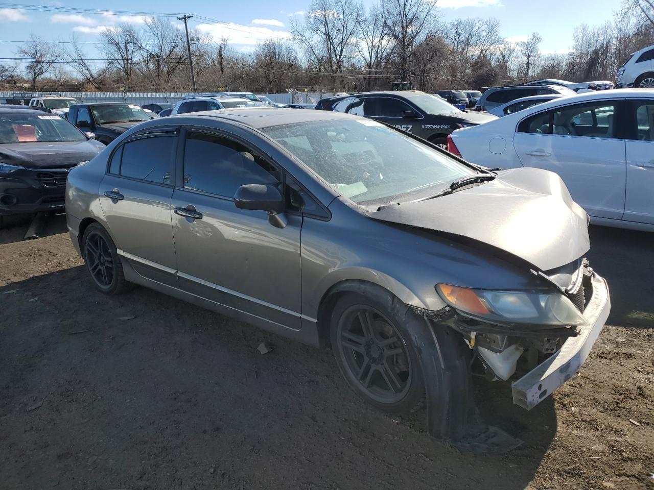 2007 Honda Civic VIN 1HGFA16817L059837 Copart auction photo, front end damage thumbnail 4