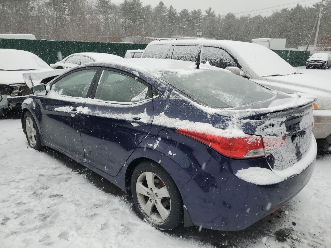 2013 Hyundai Elantra VIN 5NPDH4AE9DH314993 Copart auction photo, front end / all over damage thumbnail 2