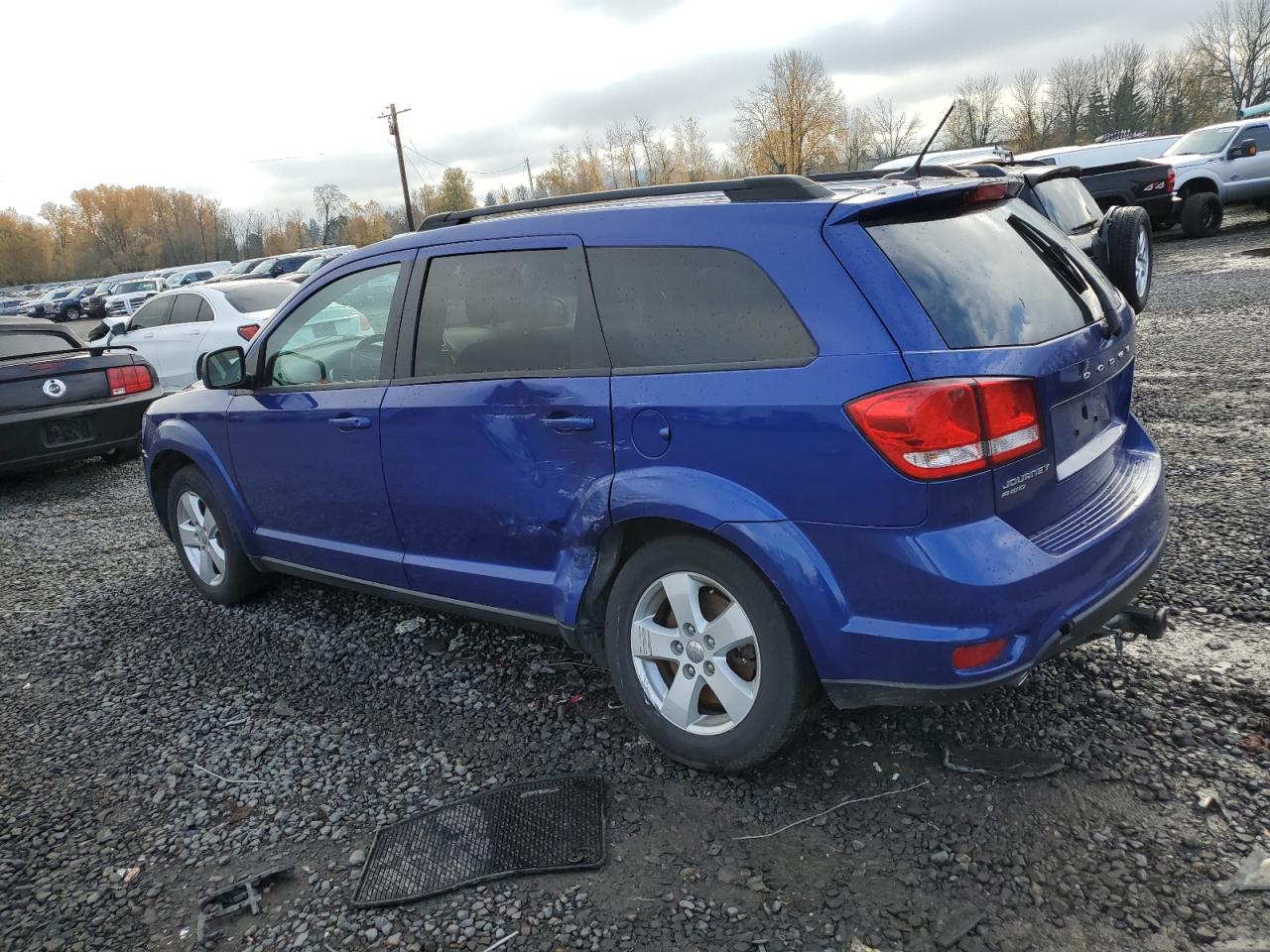2012 Dodge Journey VIN 3C4PDDBG7CT362094 Copart auction photo, side / undercarriage damage thumbnail 2