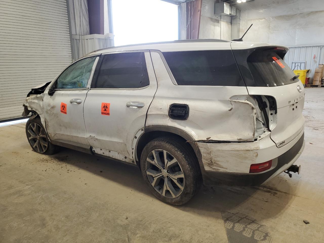 2020 Hyundai Palisade VIN KM8R4DHE7LU039552 Copart auction photo, biohazard/chemical / rollover damage thumbnail 2