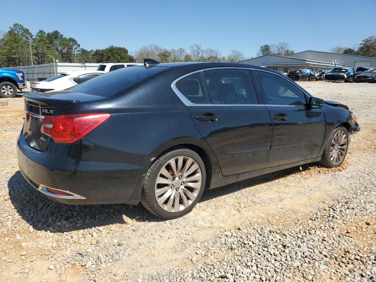 2014 Acura RLX VIN JH4KC1F97EC006085 Copart auction photo, front end damage thumbnail 3