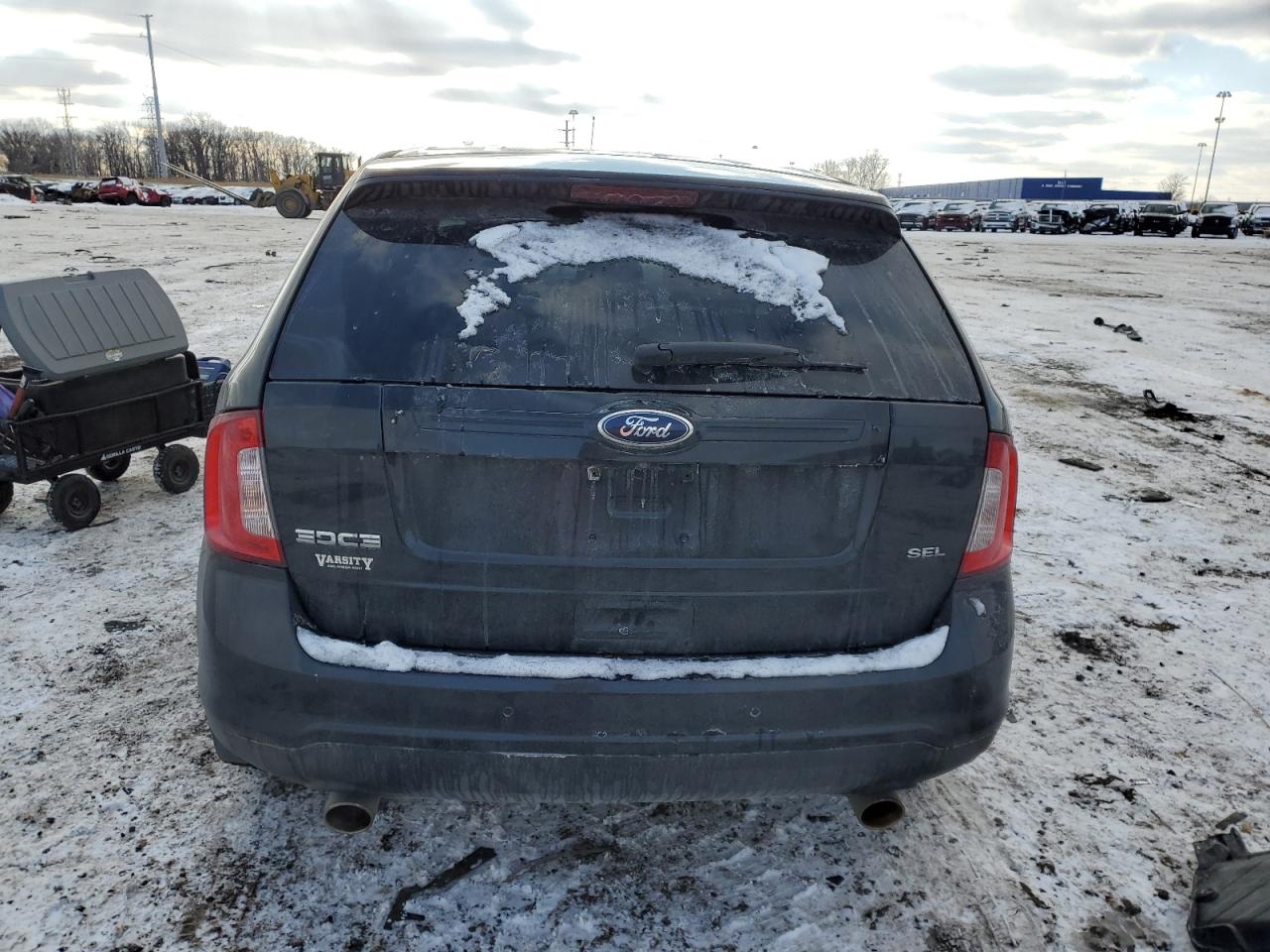 2013 Ford Edge VIN 2FMDK3JC6DBB43590 Copart auction photo, side damage thumbnail 6