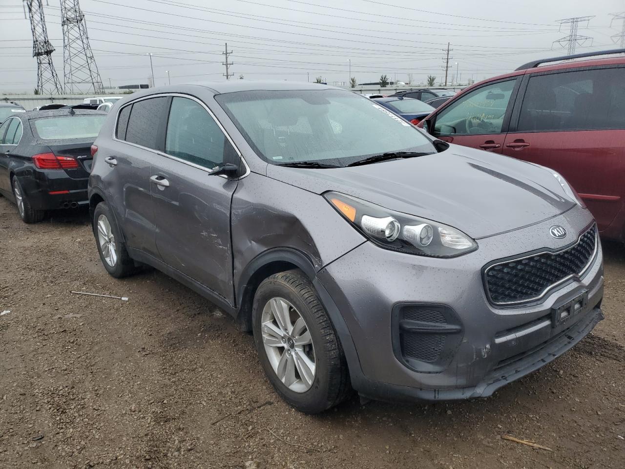 2019 KIA Sportage VIN KNDPM3ACXK7524702 Copart auction photo, all over damage thumbnail 4