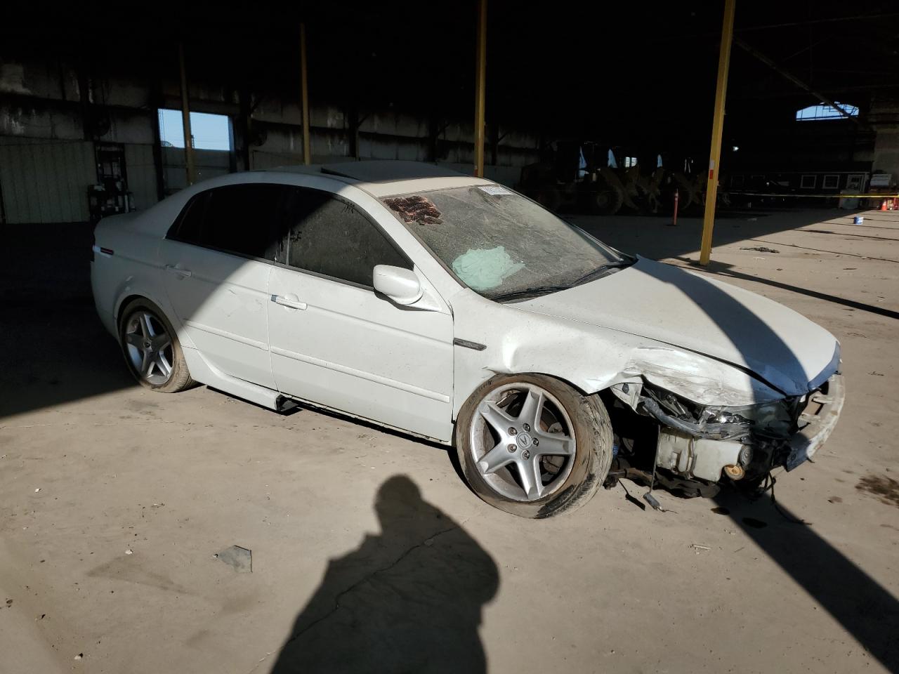 2006 Acura TL VIN 19UUA66236A007247 Copart auction photo, front end / side damage thumbnail 4
