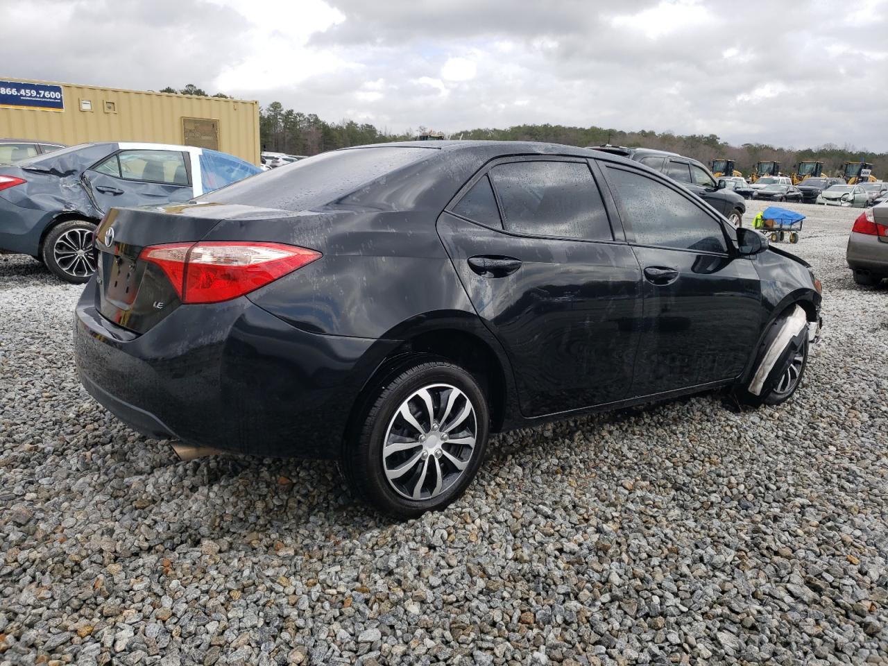 2018 Toyota Corolla VIN 2T1BURHE9JC098695 Copart auction photo, front end / undercarriage damage thumbnail 3