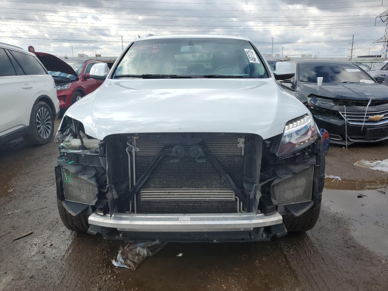 2013 Audi Q7 VIN WA1LGAFE5DD016656 Copart auction photo, front end damage thumbnail 5