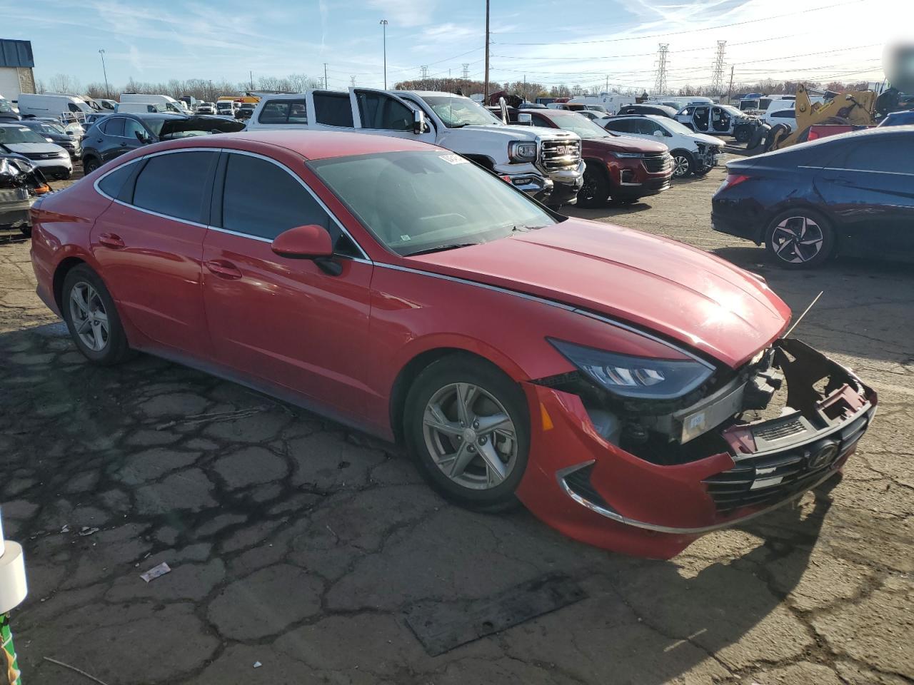 2021 Hyundai Sonata VIN 5NPEG4JA5MH081487 Copart auction photo, front end damage thumbnail 4