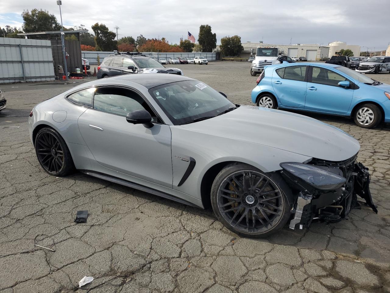 2024 Mercedes-Benz AMG GT VIN W1KRJ8ABXRF003121 Copart auction photo, front end damage thumbnail 4