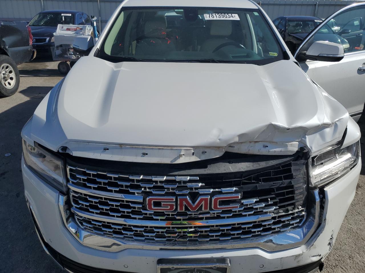 2022 GMC Acadia VIN 1GKKNPLS8NZ134794 Copart auction photo, front end damage thumbnail 14