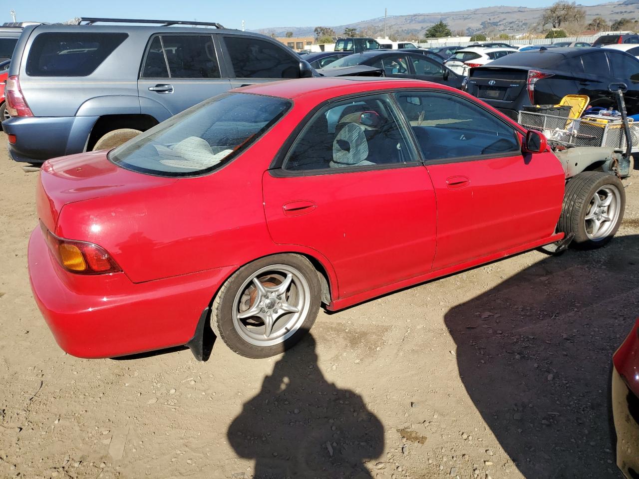 1996 Acura Integra VIN JH4DB7554TS003693 Copart auction photo, vandalism / stripped damage thumbnail 3