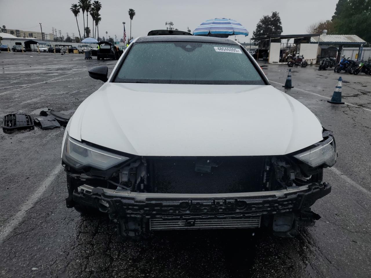 2021 Audi A6 VIN WAUD3AF23MN064773 Copart auction photo, front end / minor dent/scratches damage thumbnail 5