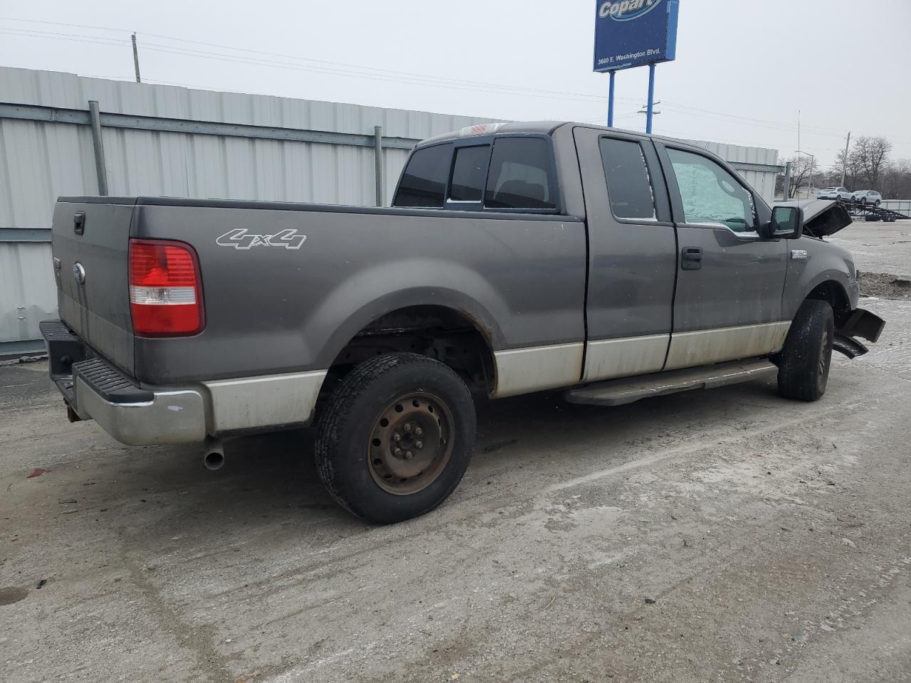 2008 Ford F-150 VIN 1FTPX14VX8KE35873 Copart auction photo, front end / mechanical damage thumbnail 3