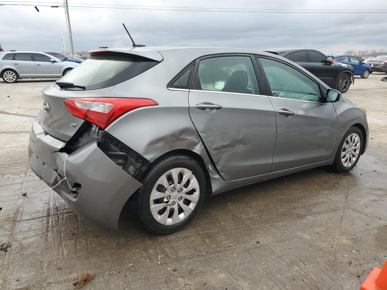 2017 Hyundai Elantra VIN KMHD35LHXHU383601 Copart auction photo, all over damage thumbnail 3