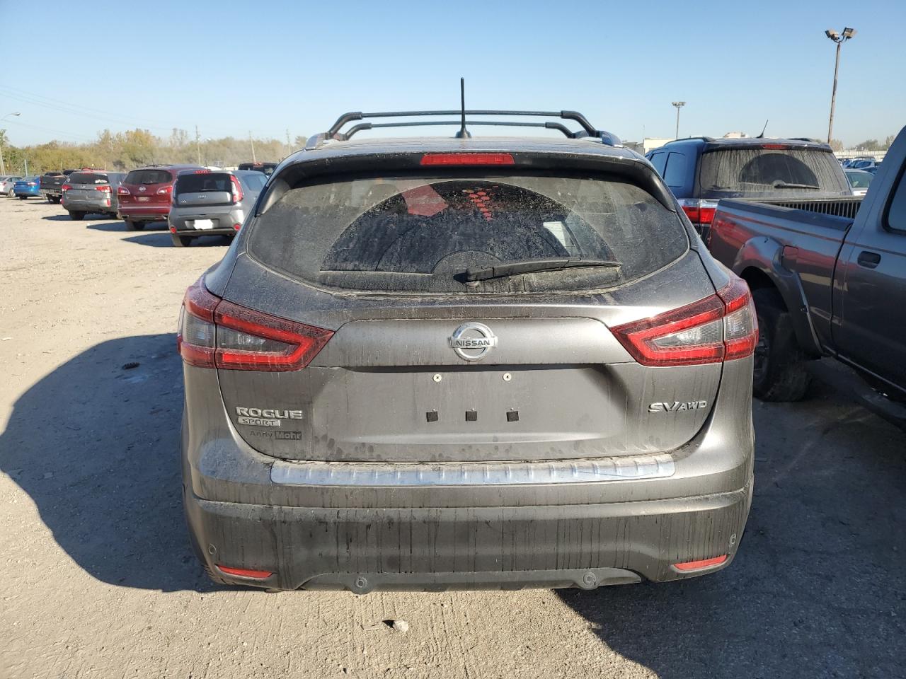 2020 Nissan Rogue VIN JN1BJ1CW3LW641191 Copart auction photo, front end / side damage thumbnail 6