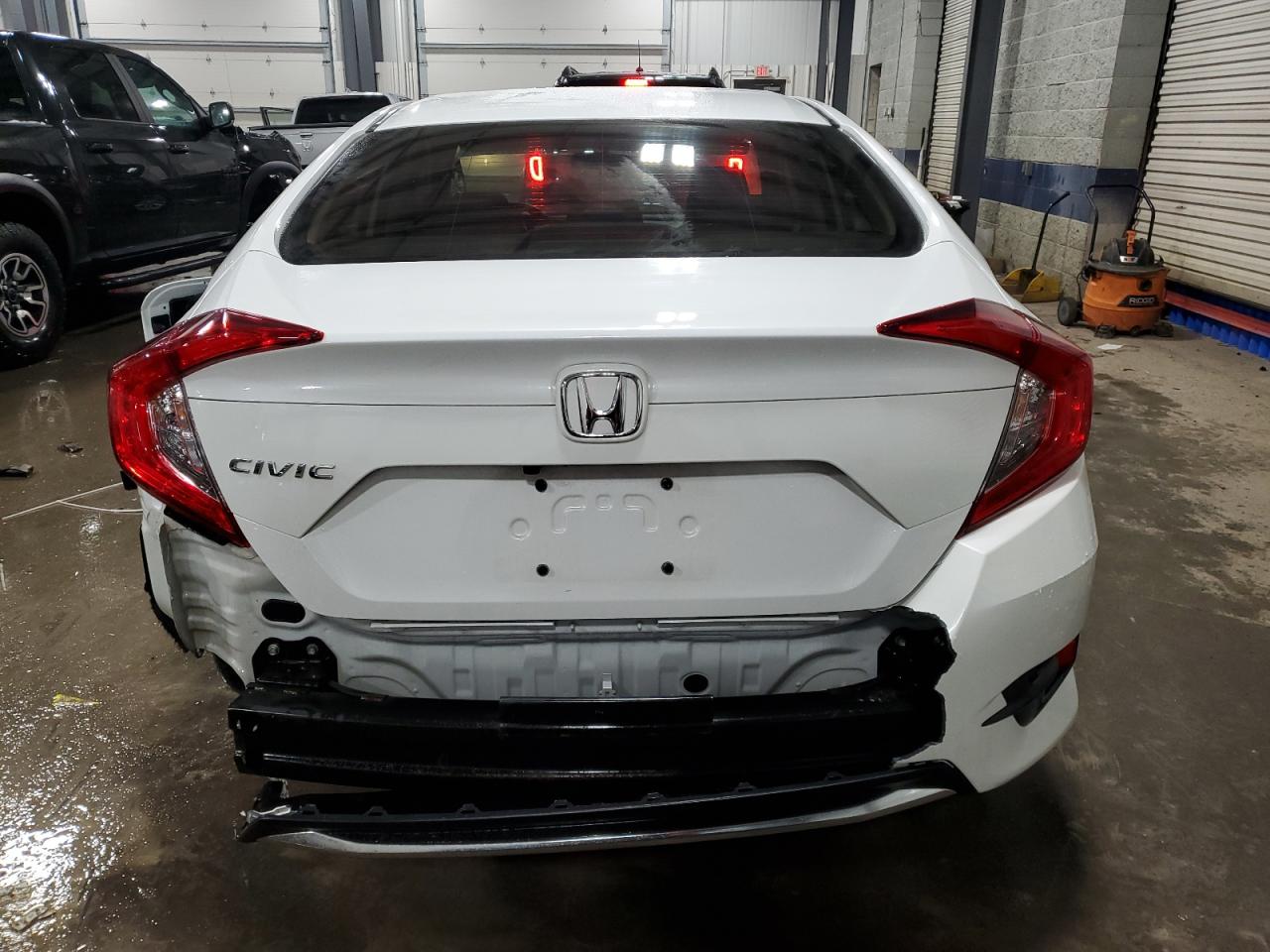 2020 Honda Civic VIN 2HGFC2F63LH565577 Copart auction photo, all over damage thumbnail 6
