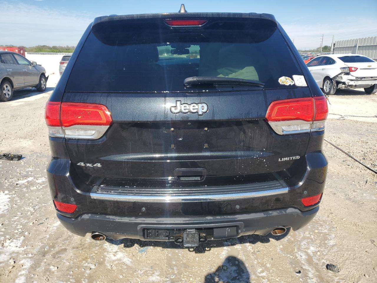 2014 Jeep Grand Cherokee VIN 1C4RJFBG6EC136088 Copart auction photo, front end / side damage thumbnail 6