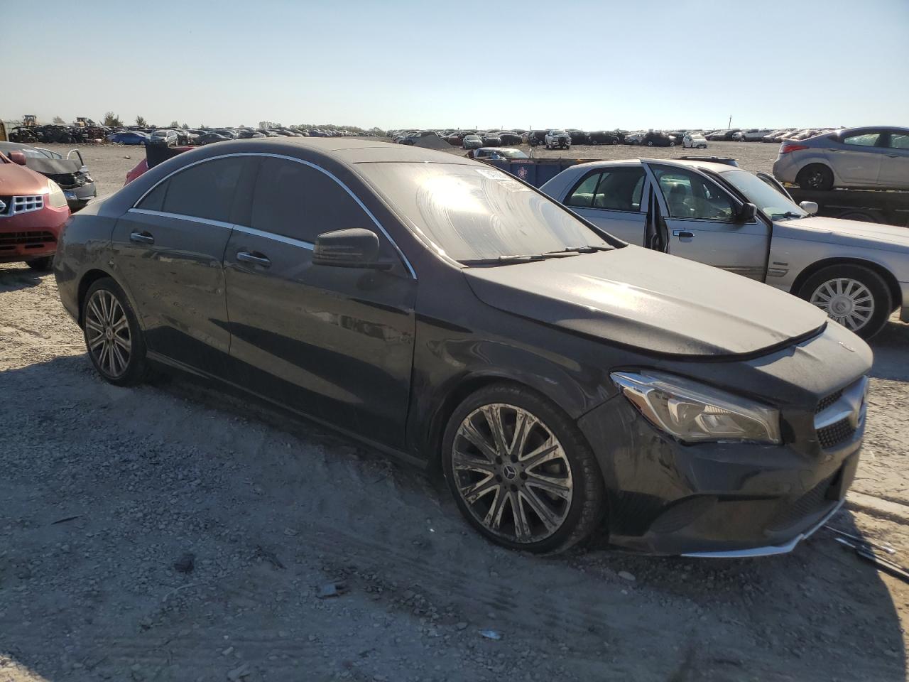 2018 Mercedes-Benz CLA-klasse VIN WDDSJ4GB6JN644911 Copart auction photo, side damage thumbnail 4