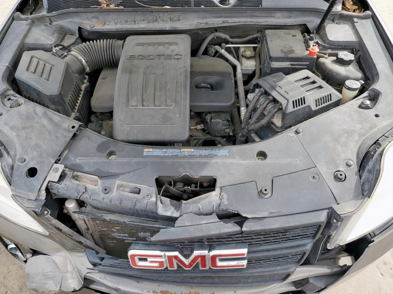 2010 GMC Terrain VIN 2CTALDEW0A6239335 Copart auction photo, front end damage thumbnail 12