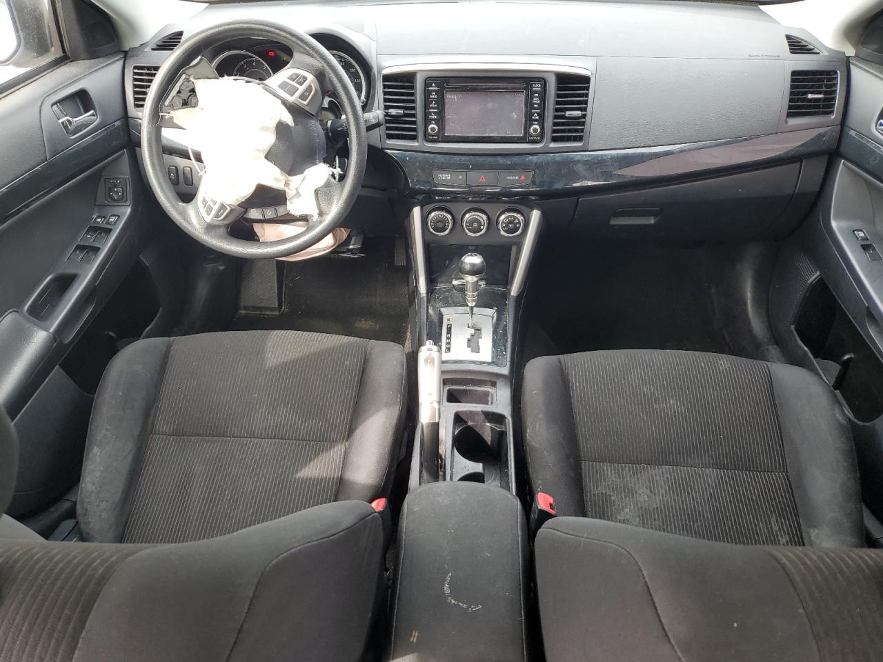 2017 Mitsubishi Lancer VIN JA32U2FUXHU007558 Copart auction photo, front end / side damage thumbnail 8