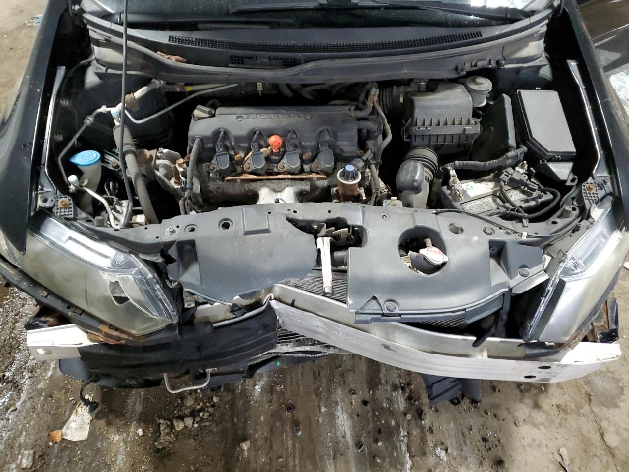 2013 Honda Civic VIN 19XFB2F9XDE051654 Copart auction photo, front end damage thumbnail 11