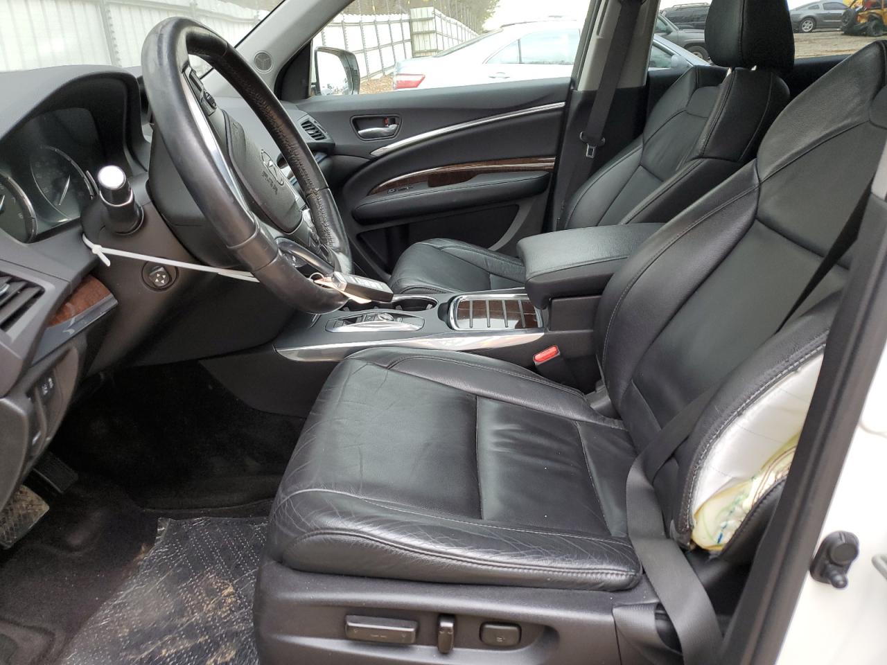 2017 Acura MDX VIN 5FRYD4H54HB042083 Copart auction photo, side / undercarriage damage thumbnail 7