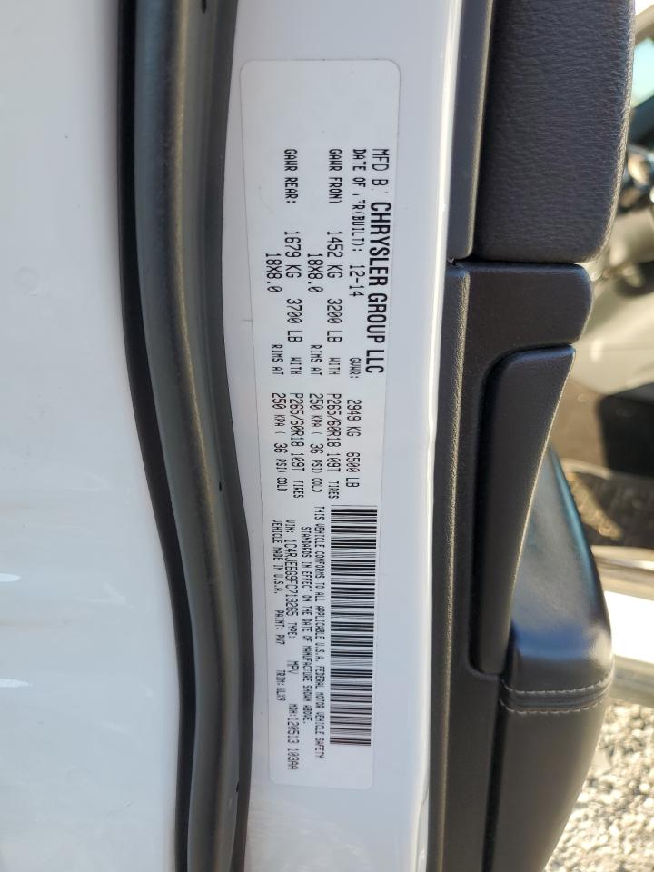 2015 Jeep Grand Cherokee VIN 1C4RJEBG9FC719265 Copart auction photo, front end / rear end damage thumbnail 15
