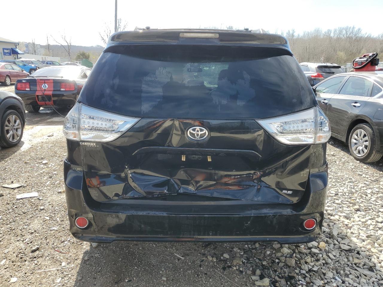 2016 Toyota Sienna VIN 5TDXK3DC4GS695668 Copart auction photo, front end / rear end damage thumbnail 6