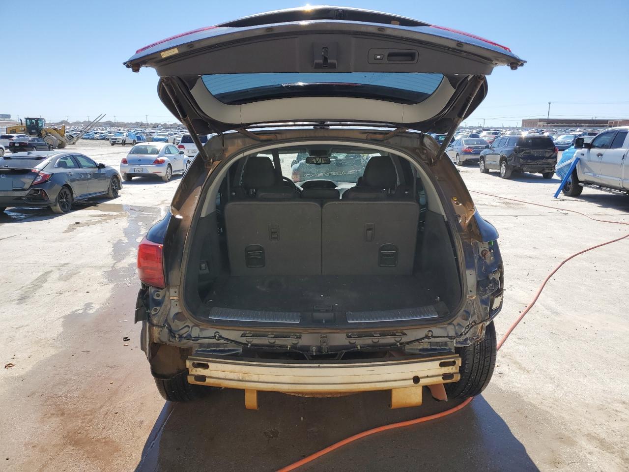 2014 Acura MDX VIN 5FRYD4H48EB032370 Copart auction photo, rear end / side damage thumbnail 6