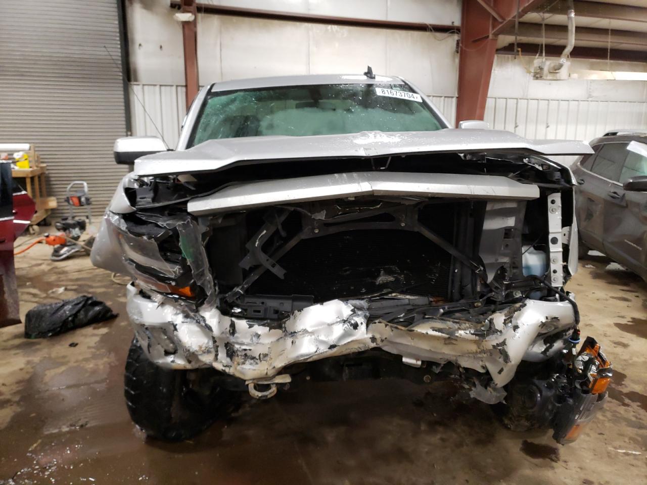 2016 Chevrolet Silverado VIN 1GCVKREC6GZ387795 Copart auction photo, front end / side damage thumbnail 5