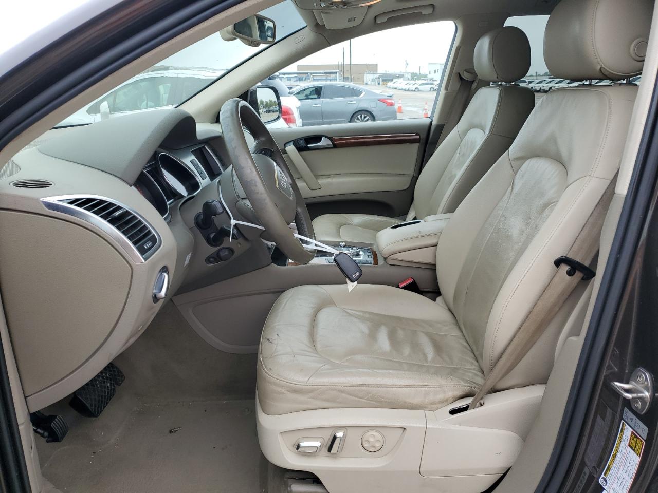 2014 Audi Q7 VIN WA1LMAFE0ED015893 Copart auction photo, front end damage thumbnail 7
