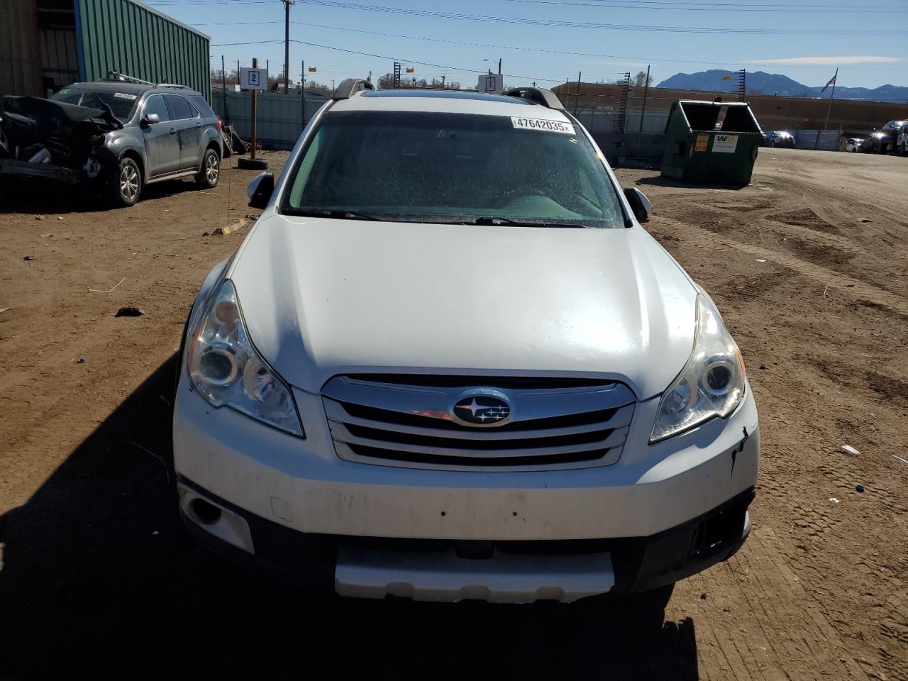 2012 Subaru Outback VIN 4S4BRBLC4C3206405 Copart auction photo, front end / rear end damage thumbnail 5