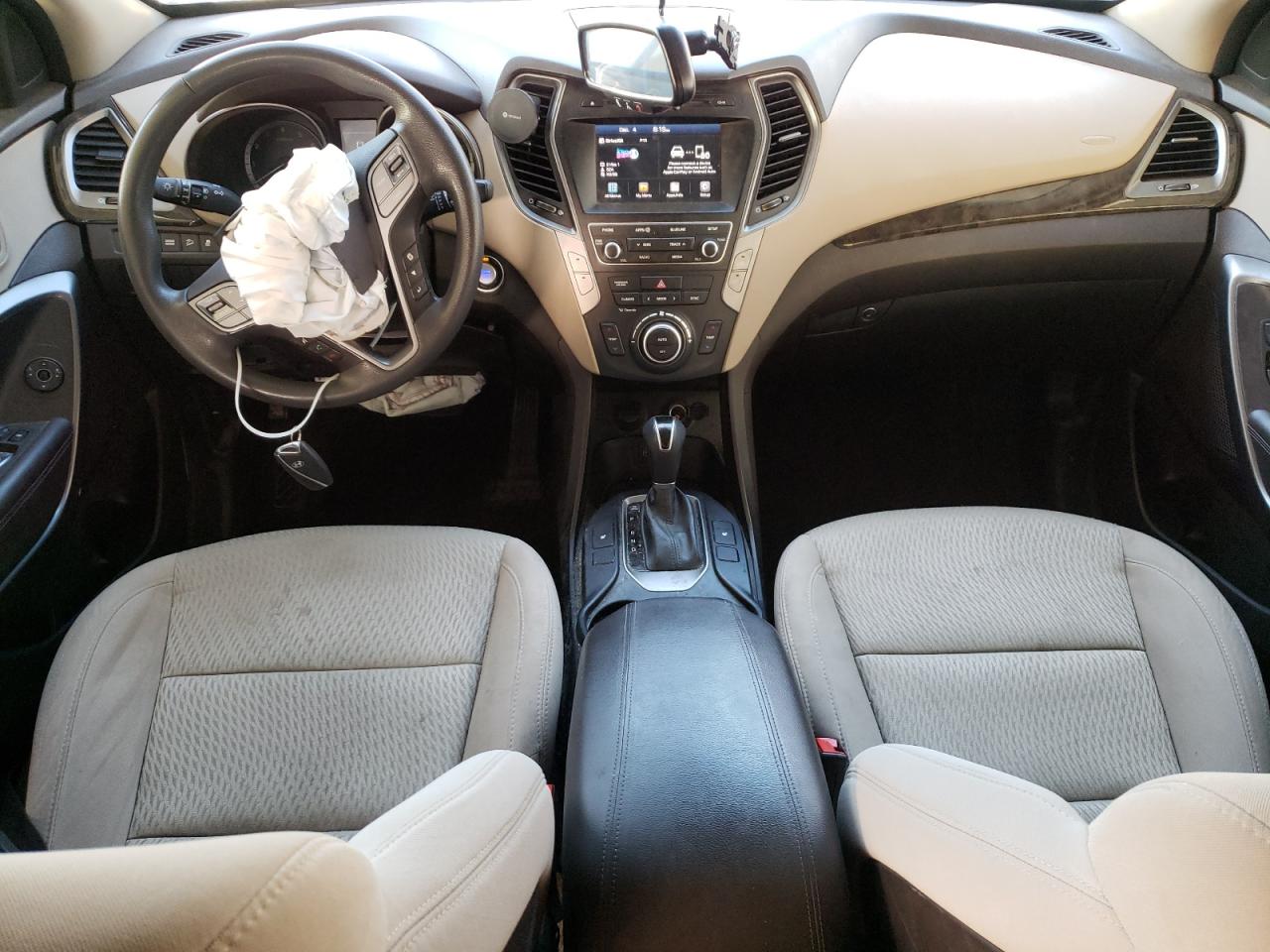 2018 Hyundai Santa Fe VIN 5NMZUDLB2JH063392 Copart auction photo, front end / side damage thumbnail 8