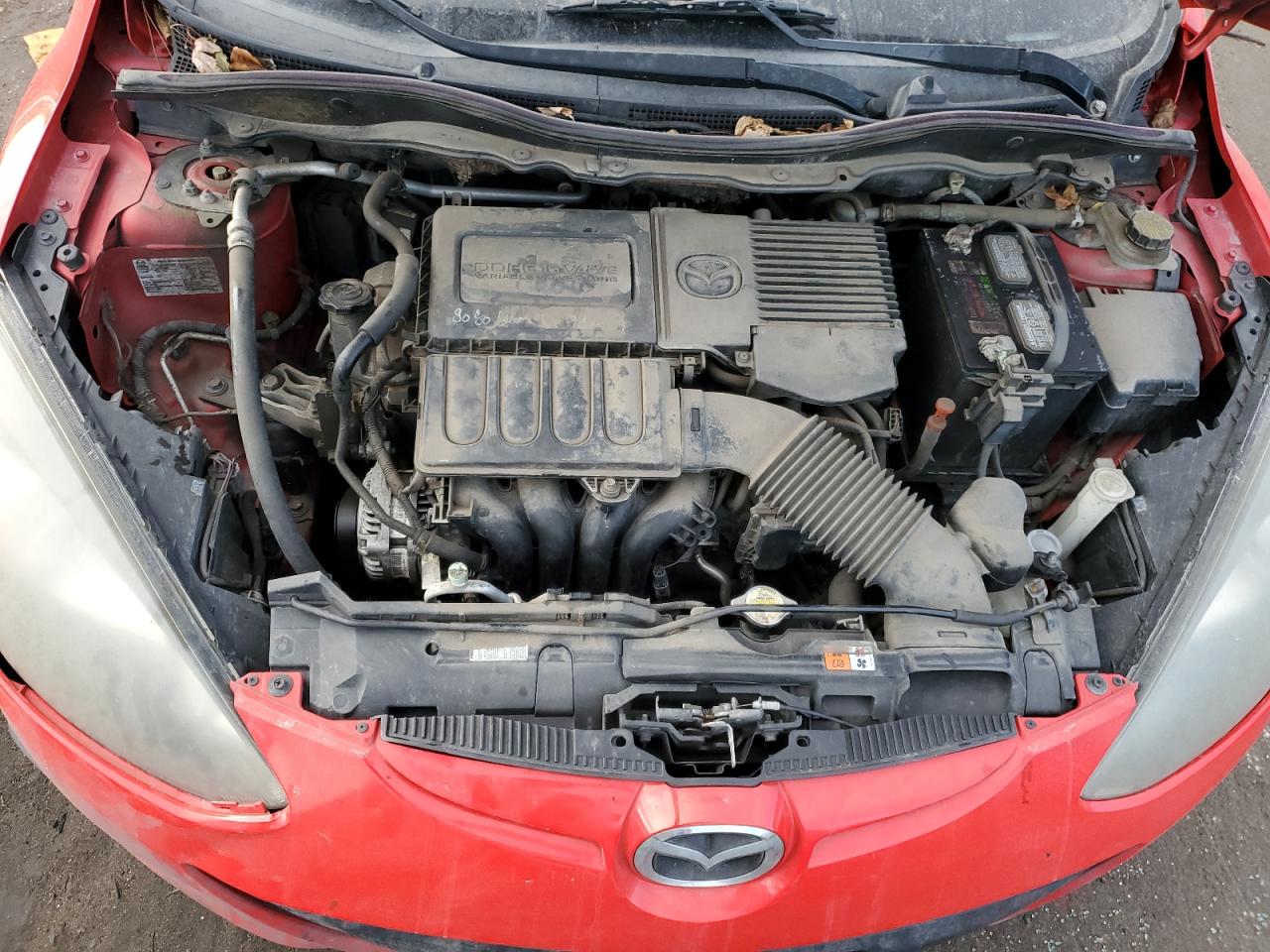 2011 Mazda 2 VIN JM1DE1HY6B0107253 Copart auction photo, all over / mechanical damage thumbnail 11