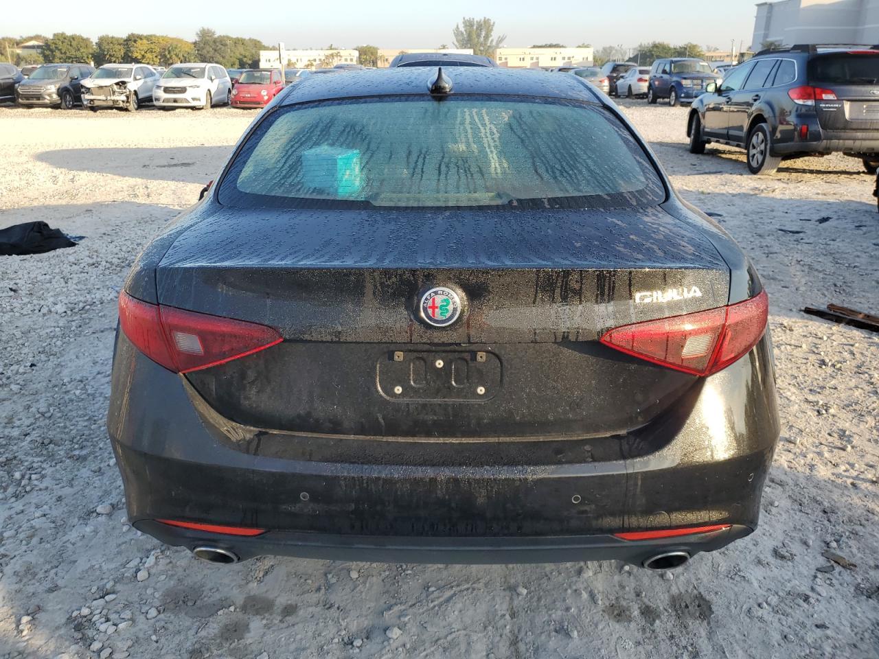 2018 Alfa Romeo Giulia VIN ZARFAEBNXJ7590042 Copart auction photo, front end damage thumbnail 6