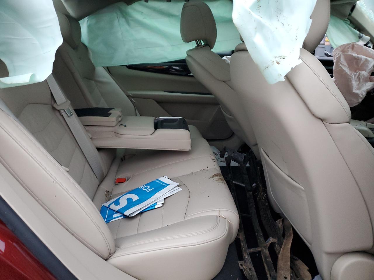 2017 Cadillac CT6 VIN 1G6KB5RS3HU194339 Copart auction photo, front end / top/roof damage thumbnail 10