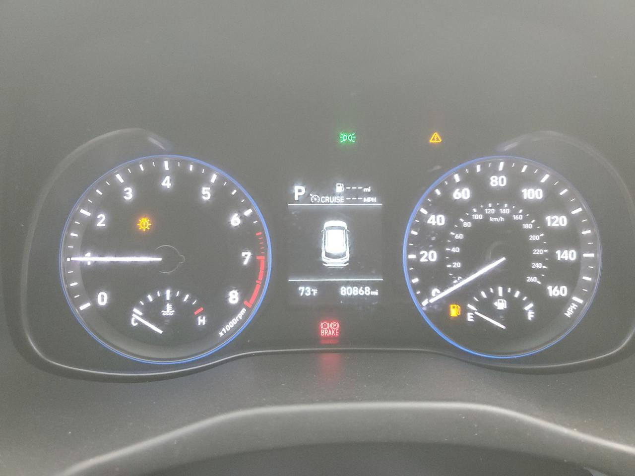 2019 Hyundai Kona VIN KM8K1CAA9KU280894 Copart auction photo, front end / side damage thumbnail 9