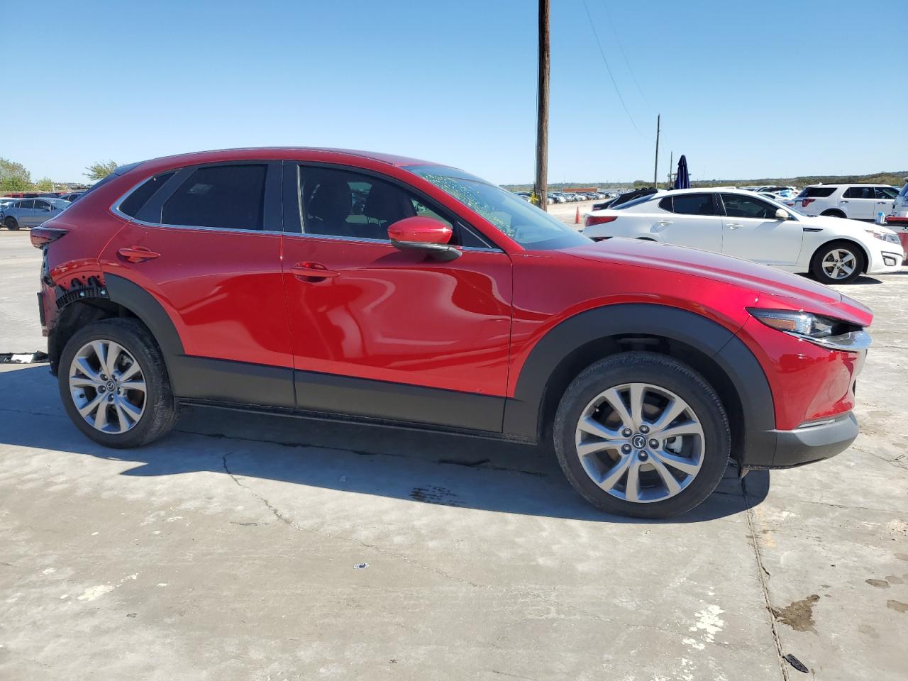 2021 Mazda CX-30 VIN 3MVDMBBL9MM313137 Copart auction photo, rear end / side damage thumbnail 4