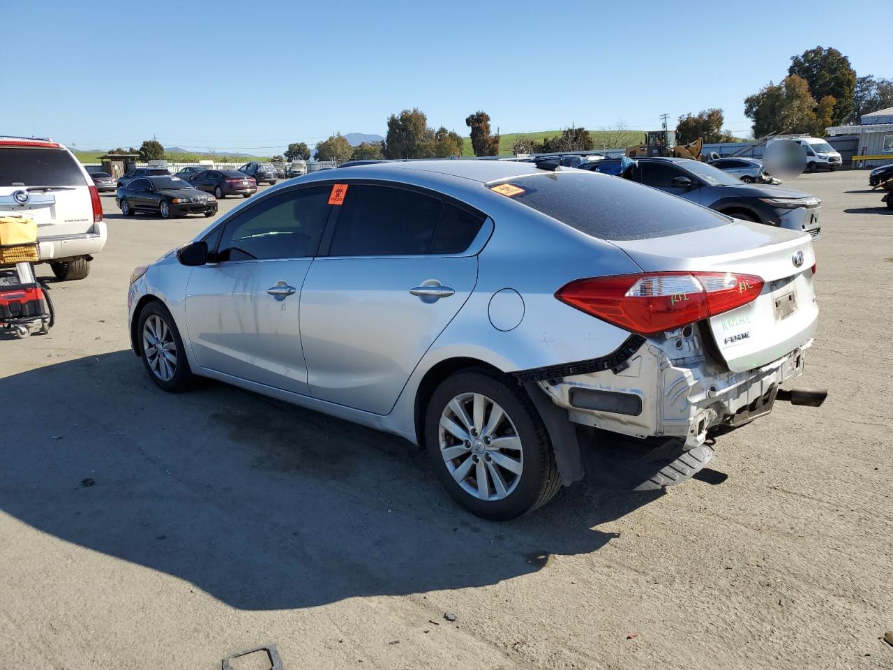 2014 KIA Forte VIN KNAFX4A85E5127741 Copart auction photo, rear end / front end damage thumbnail 2