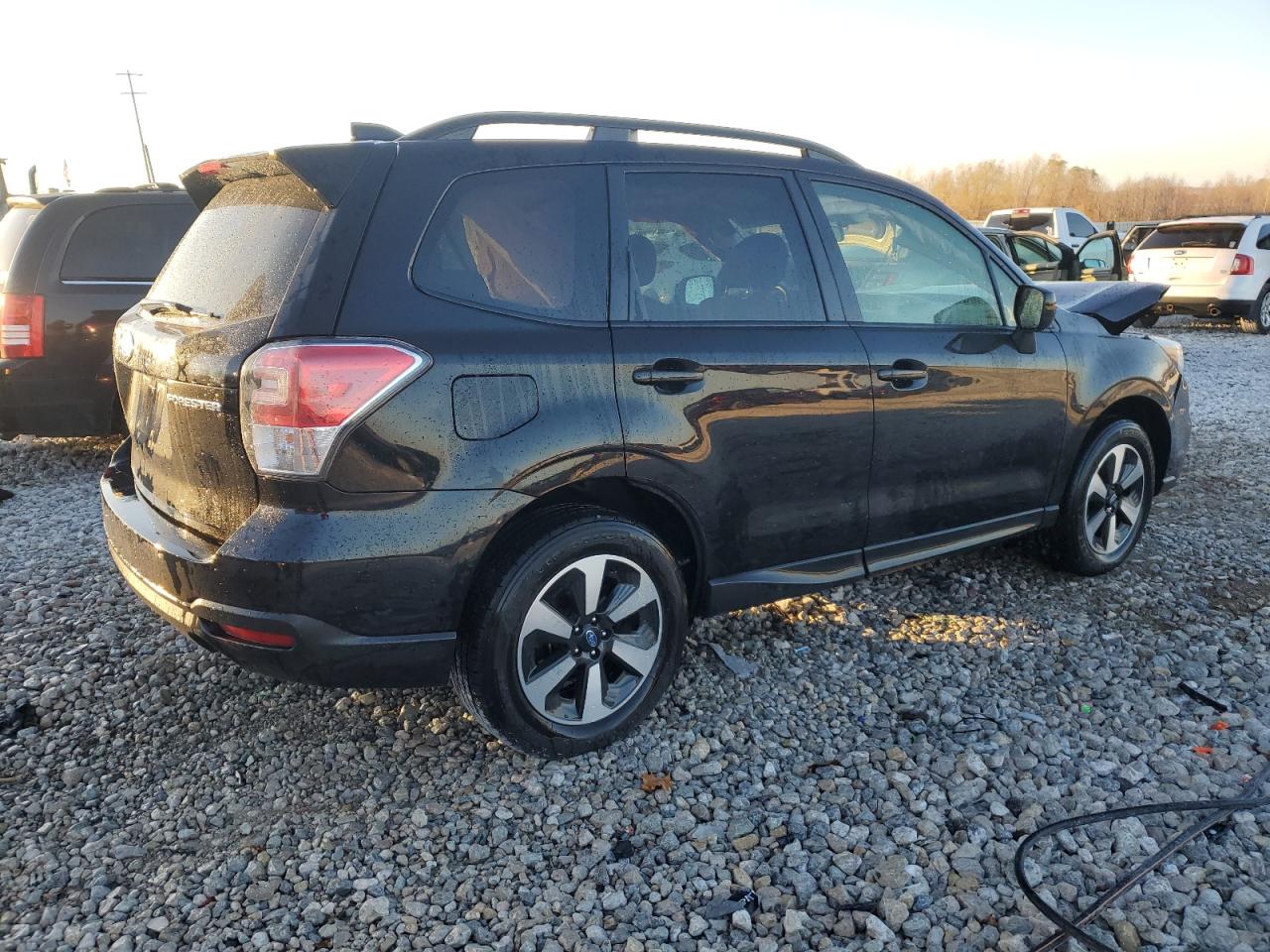 2018 Subaru Forester VIN JF2SJAGC9JH559787 Copart auction photo, front end damage thumbnail 3