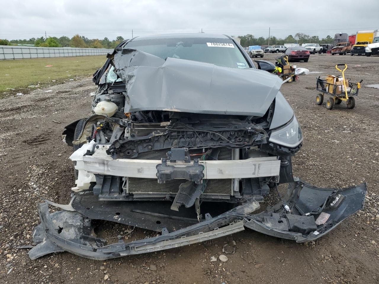 2020 Hyundai Sonata VIN 5NPEF4JA1LH000826 Copart auction photo, front end damage thumbnail 5