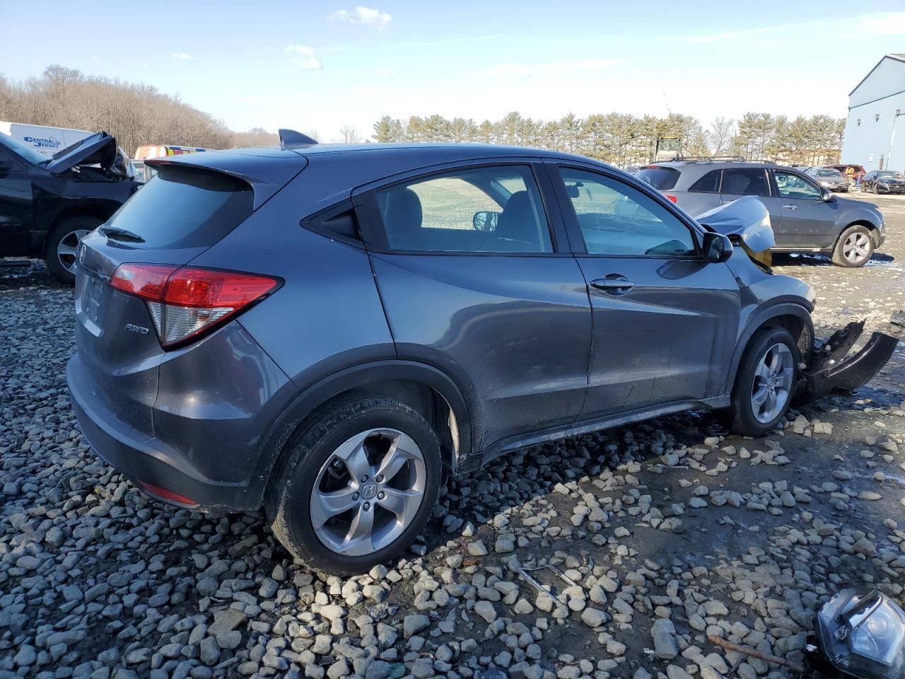 2022 Honda HR-V VIN 3CZRU6H36NM717885 Copart auction photo, front end damage thumbnail 3