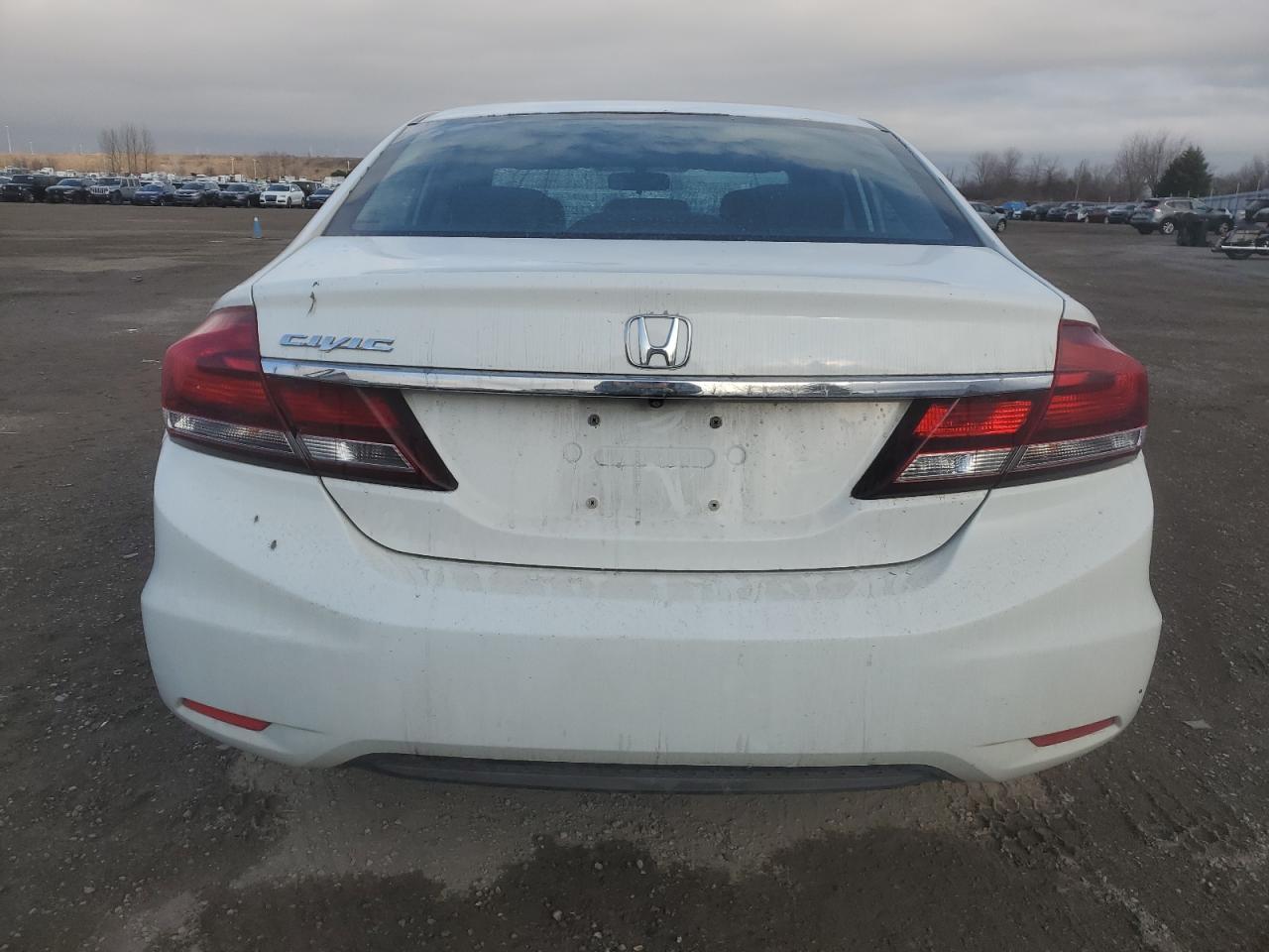 2015 Honda Civic VIN 2HGFB2F56FH056257 Copart auction photo, front end / side damage thumbnail 6