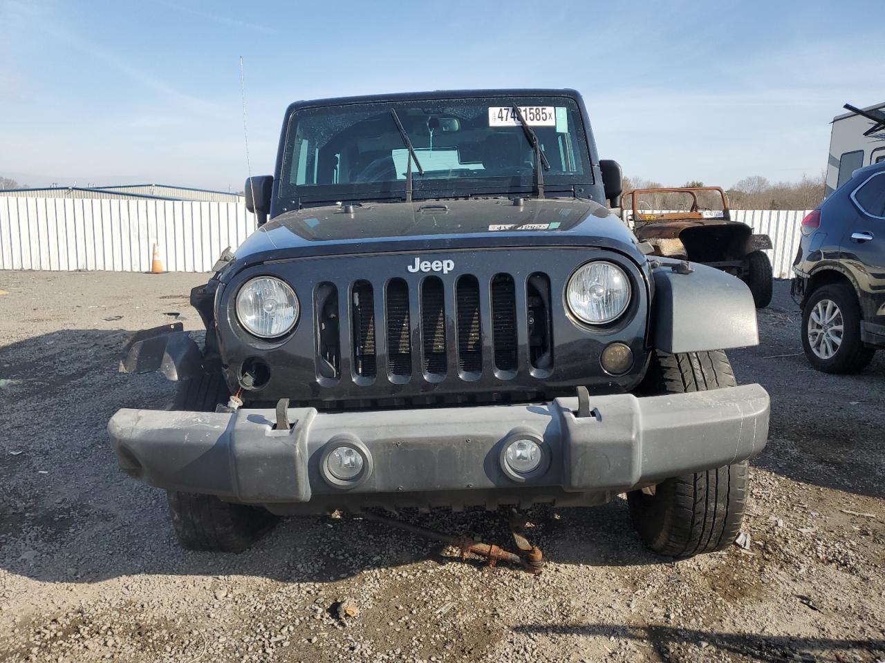 2015 Jeep Wrangler VIN 1C4AJWAG8FL757364 Copart auction photo, mechanical / front end damage thumbnail 5