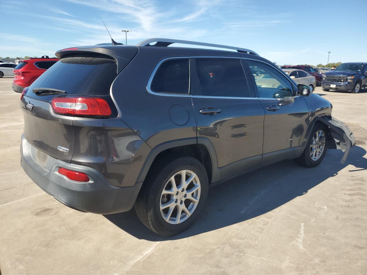 2014 Jeep Grand Cherokee VIN 1C4PJLCB4EW171607 Copart auction photo, front end damage thumbnail 3